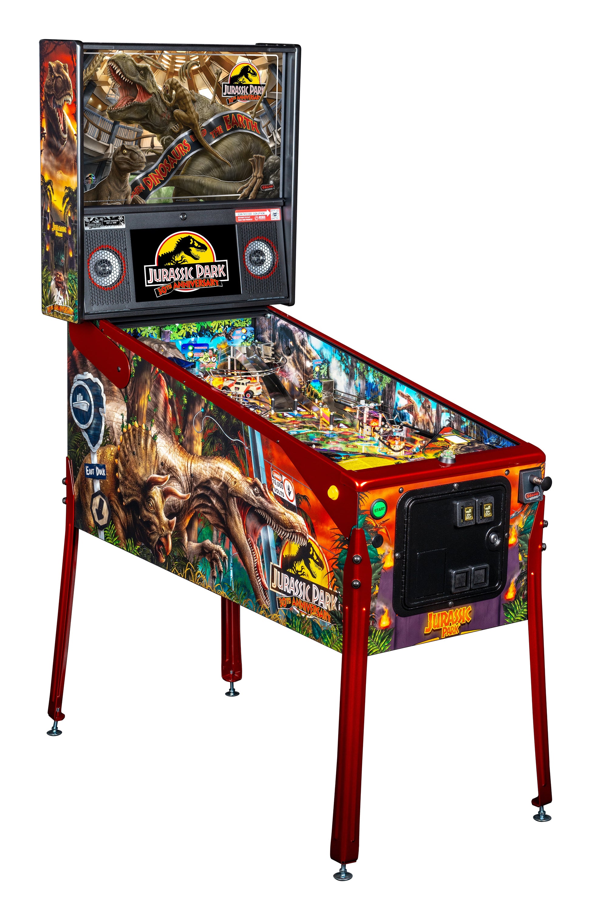 Jurassic Park LE Pinball 30th Limited Edition by Stern - LittleWonders