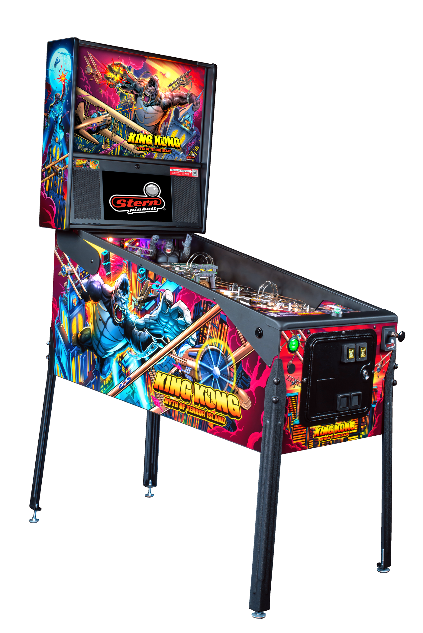 King Kong Premium Pinball Machine By Stern - LittleWonders