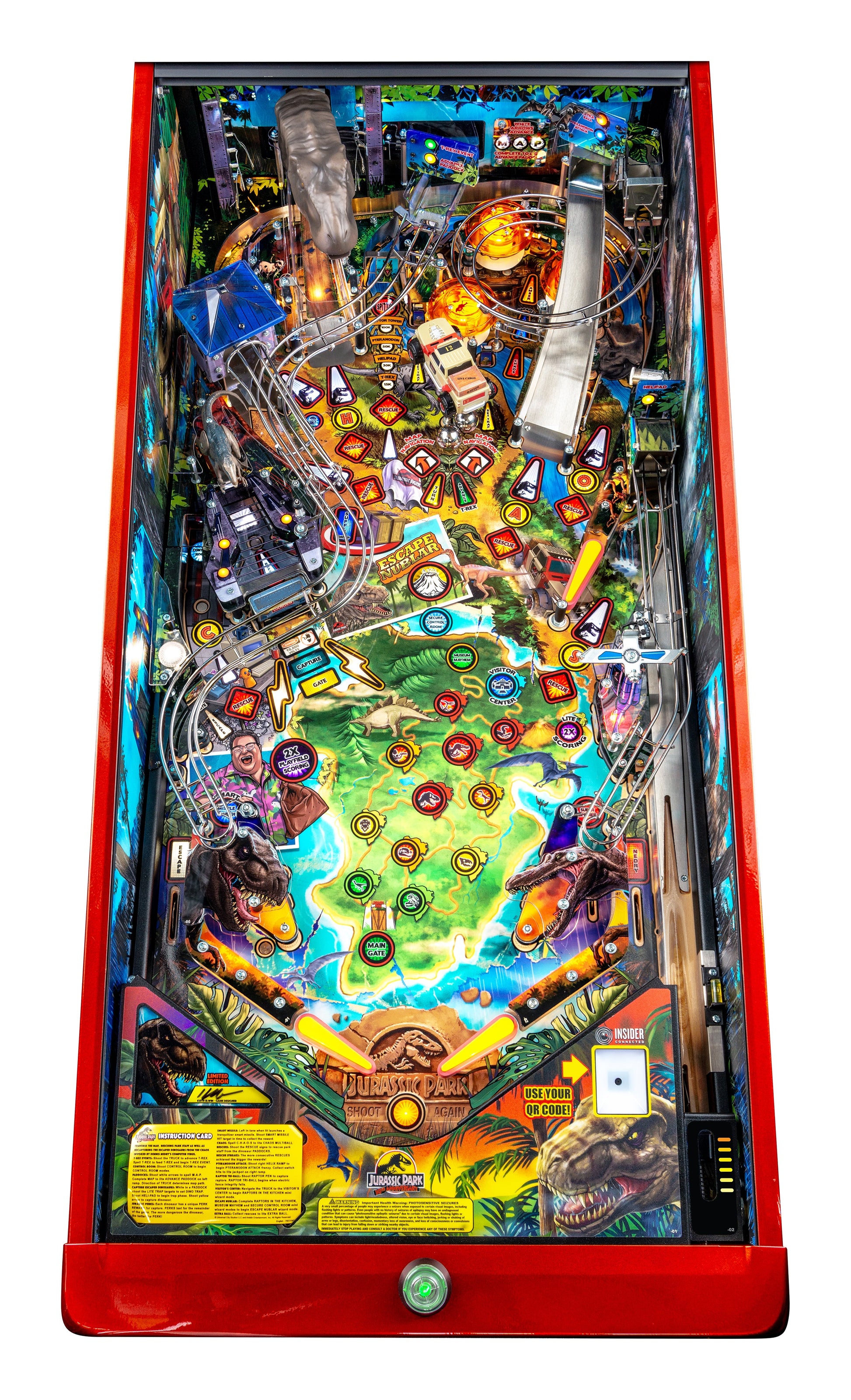 Jurassic Park LE Pinball 30th Limited Edition by Stern - LittleWonders