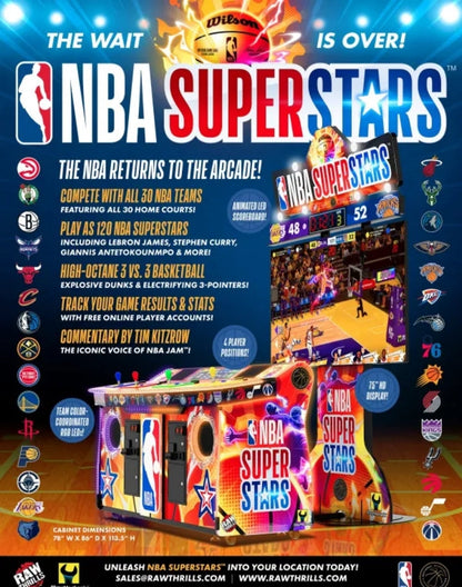 NBA Superstars Arcade Video Game - LittleWonders