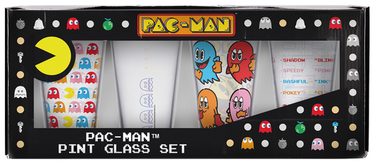 PAC-MAN Pint Glass Set - LittleWonders