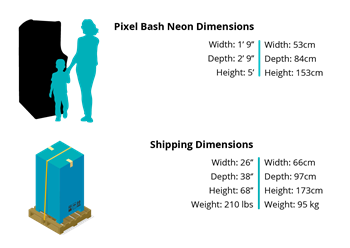 Pac-Man's Pixel Bash Neon 32 Games - LittleWonders