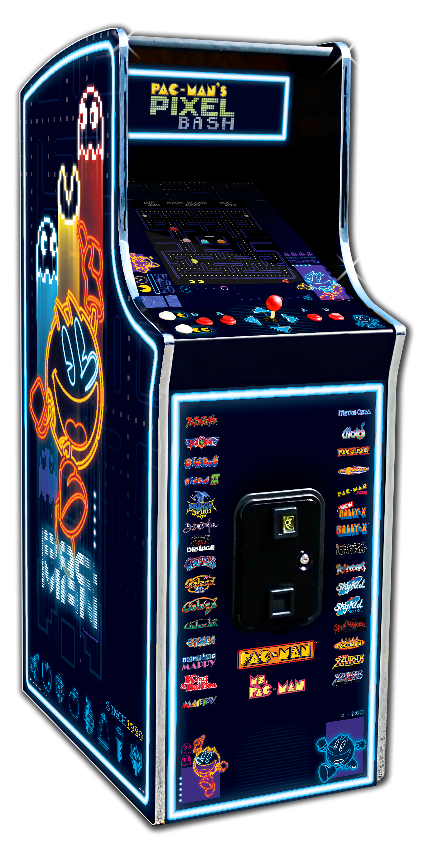 Pac-Man's Pixel Bash Neon 32 Games - LittleWonders
