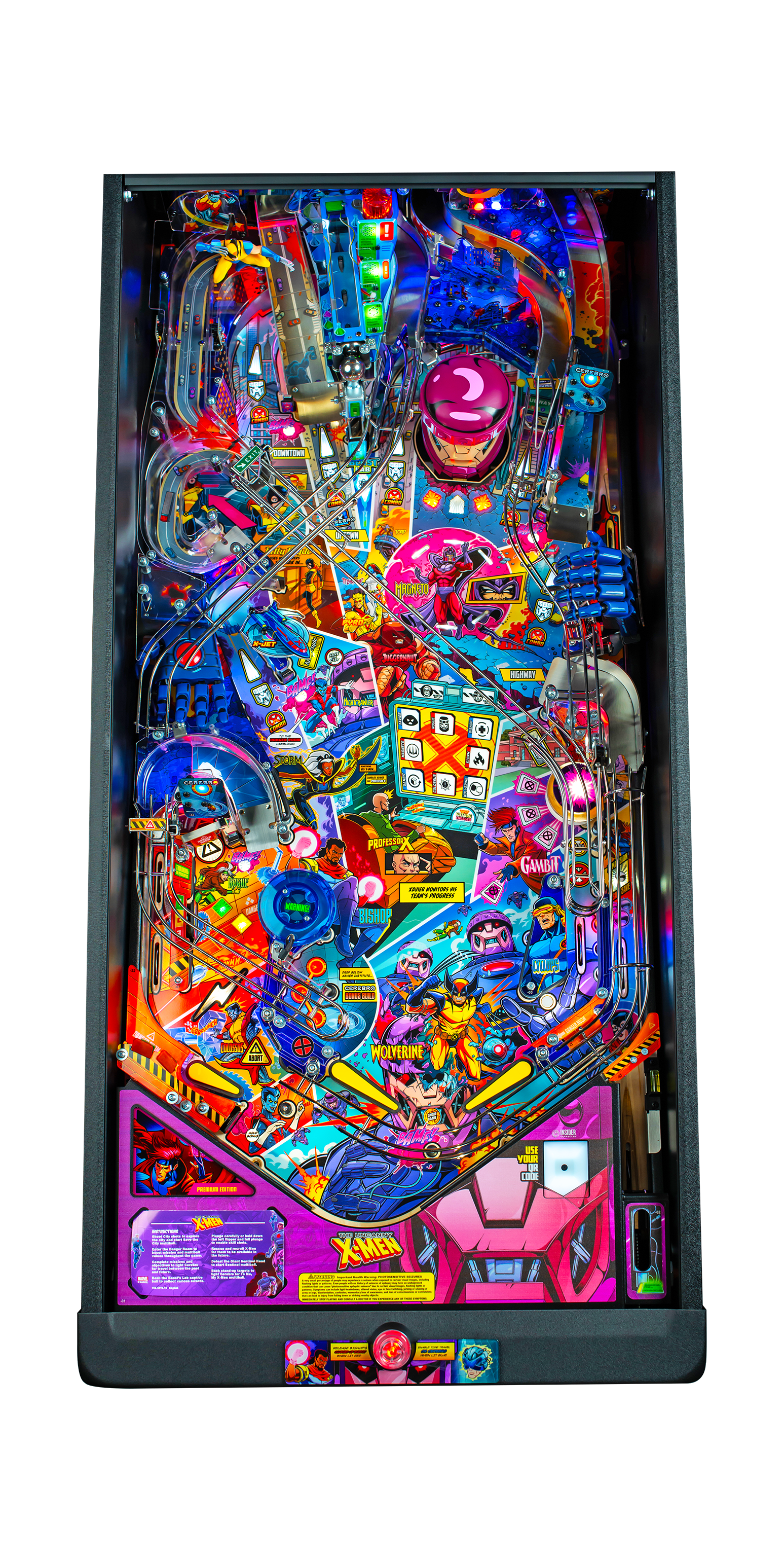 The Uncanny X-Men Premium Pinball By Stern - LittleWonders