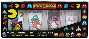 Retro Arcade Video Game Pint Glass Set - LittleWonders