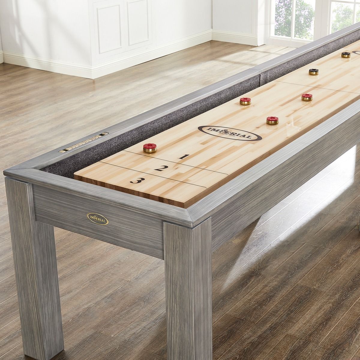 Rustic Farmhouse Shuffleboard table 12 foot - LittleWonders