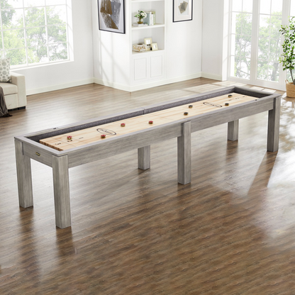 Rustic Farmhouse Shuffleboard table 12 foot - LittleWonders