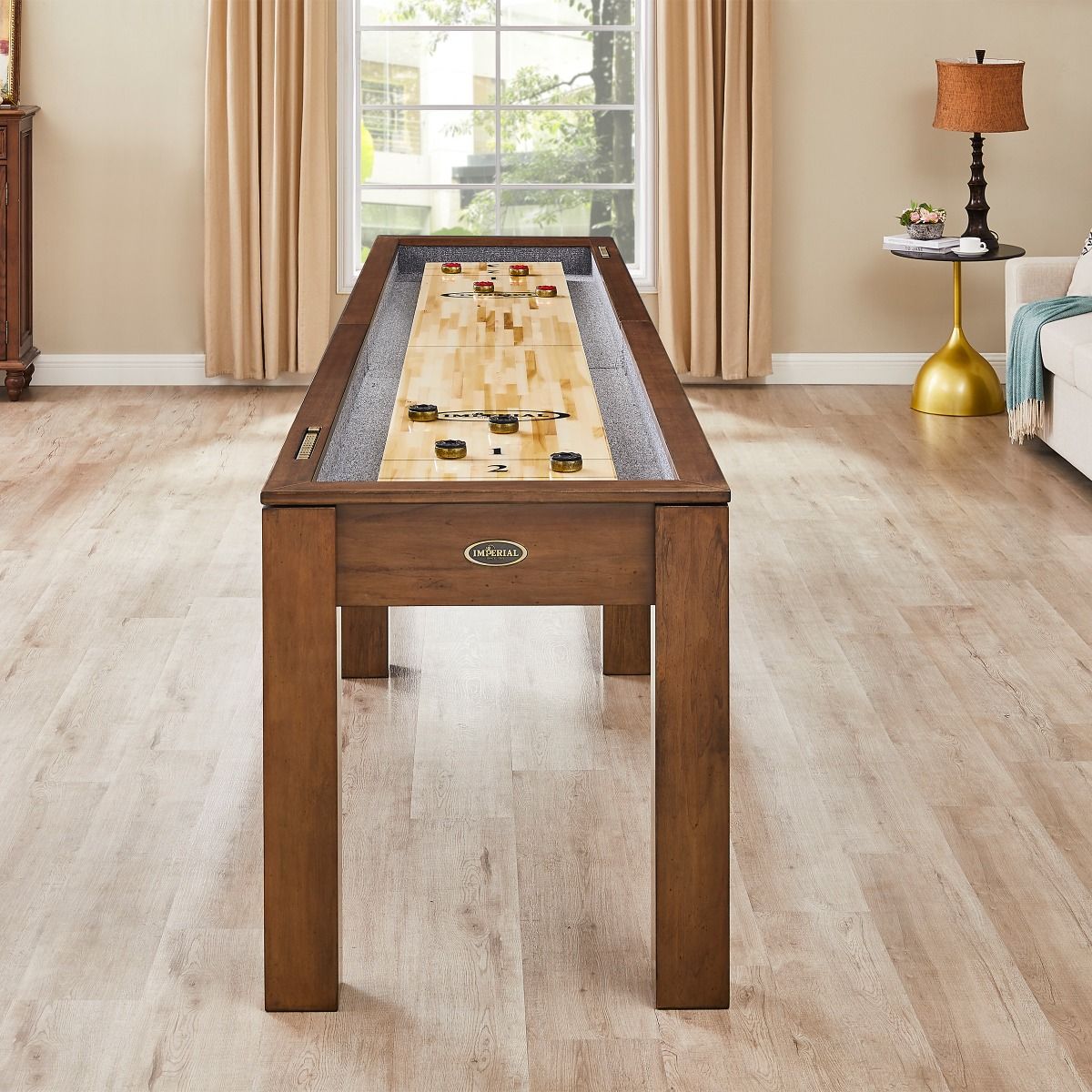 Rustic Farmhouse Shuffleboard table 12 foot - LittleWonders
