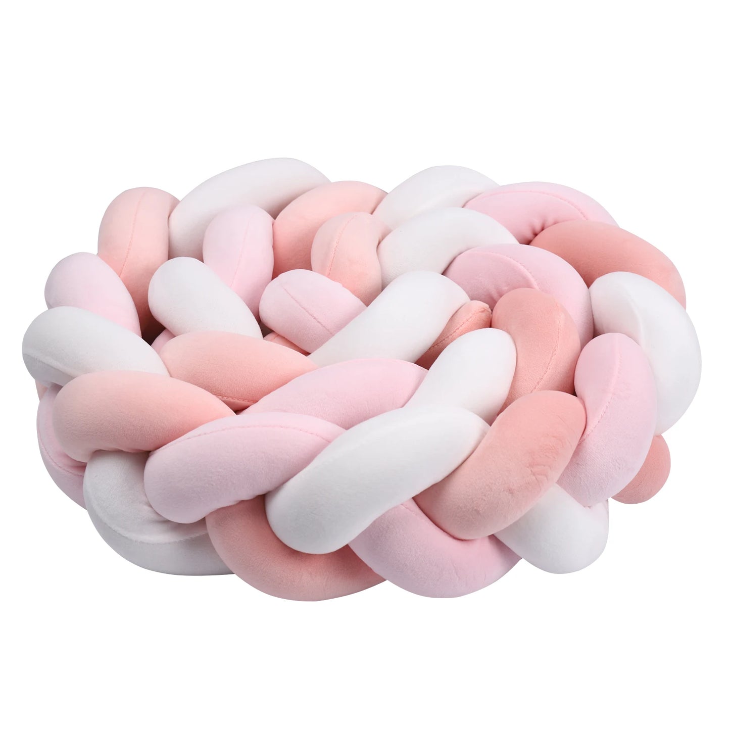 SnugBraid™ – Zachte Gevlochten Ledikantbumper - LittleWonders