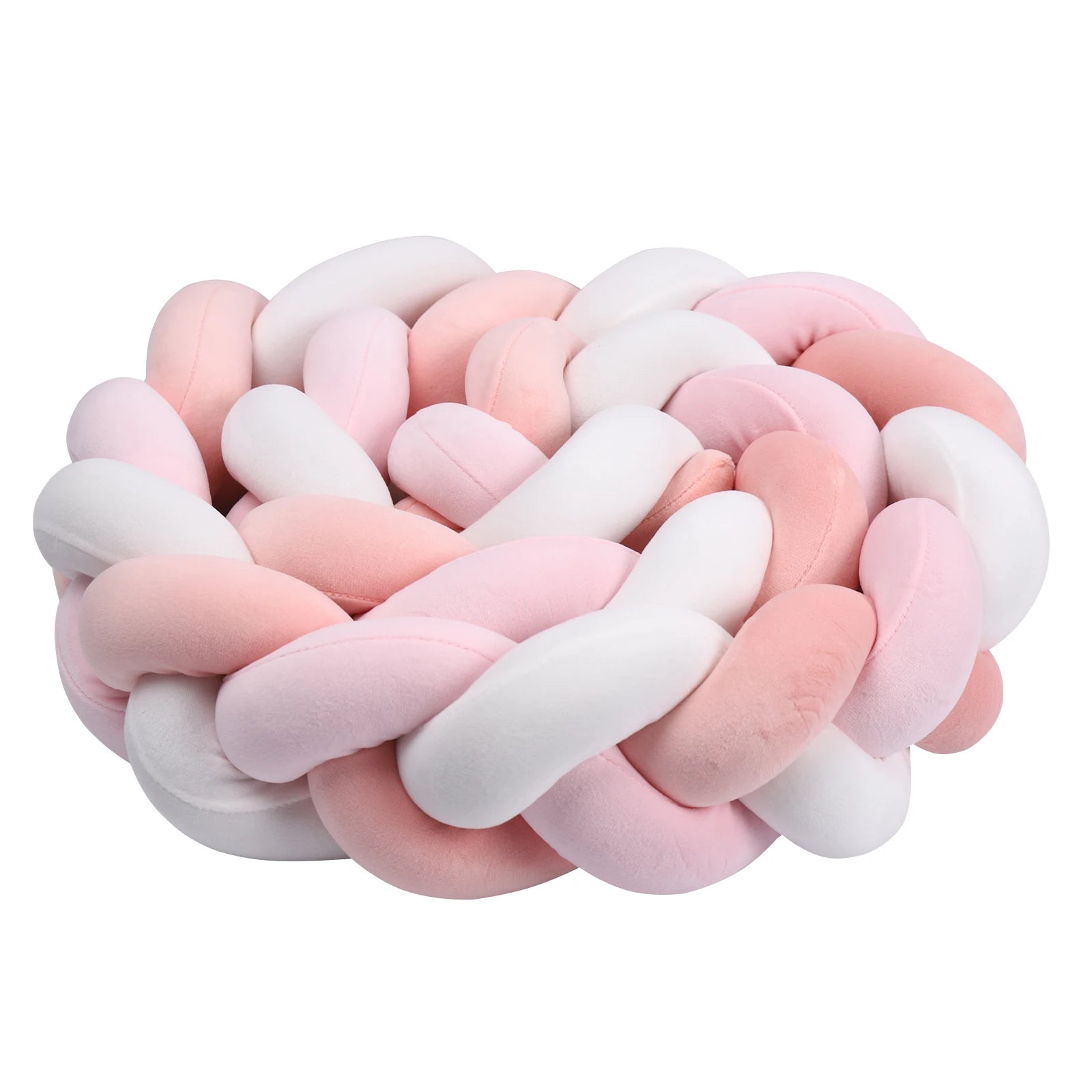 SnugBraid™ – Zachte Gevlochten Ledikantbumper - LittleWonders