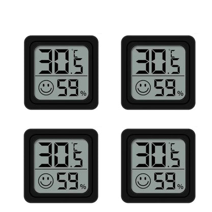 MiniTemp™  Mini LCD Thermometer/Hygrometer 4 Stuks - LittleWonders