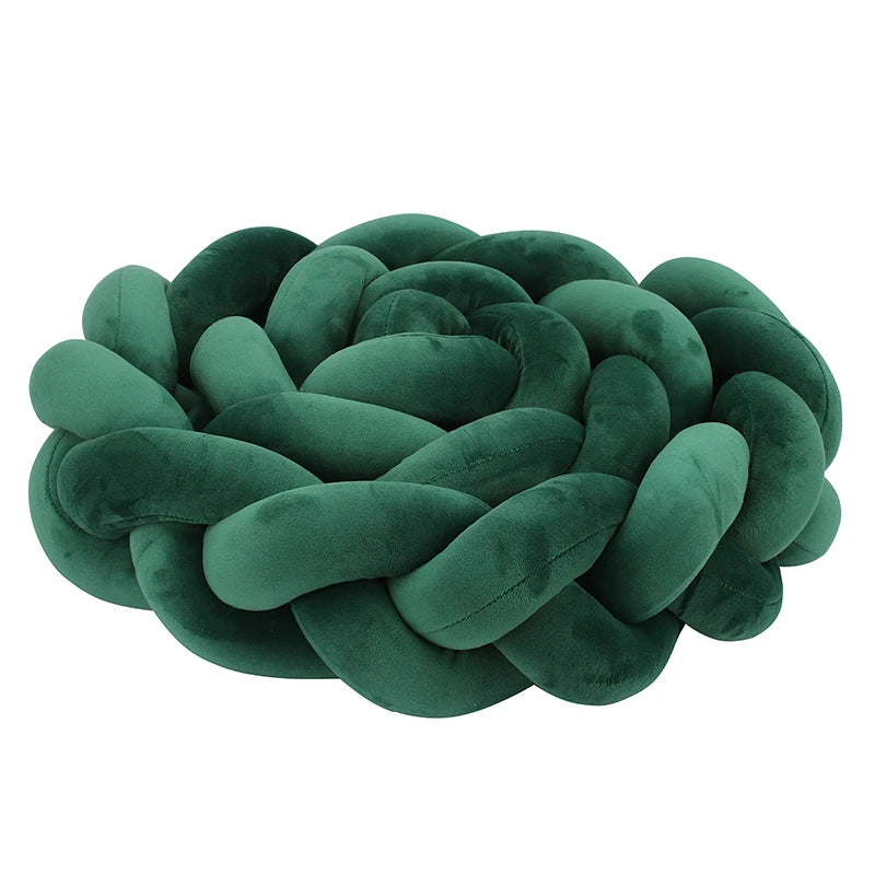 SnugBraid™ – Zachte Gevlochten Ledikantbumper - LittleWonders