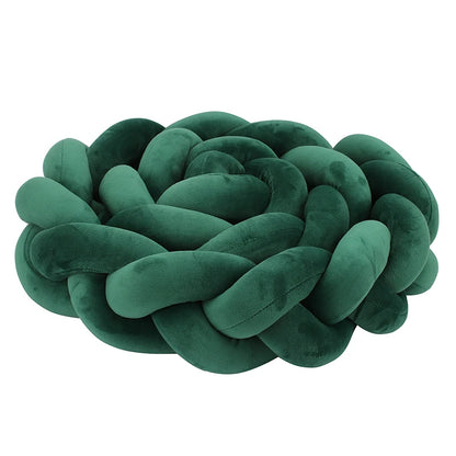 SnugBraid™ – Zachte Gevlochten Ledikantbumper - LittleWonders