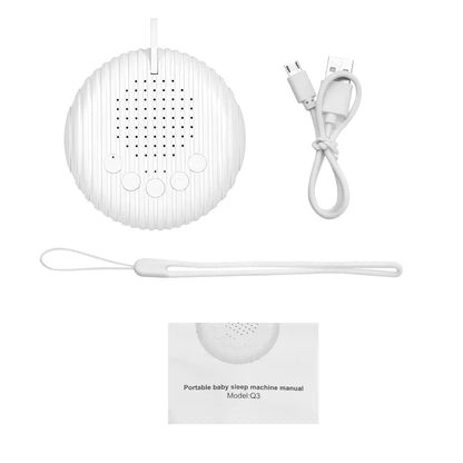 SnoozeNest™ – Draagbare White Noise Machine voor Ononderbroken Slaap - LittleWonders