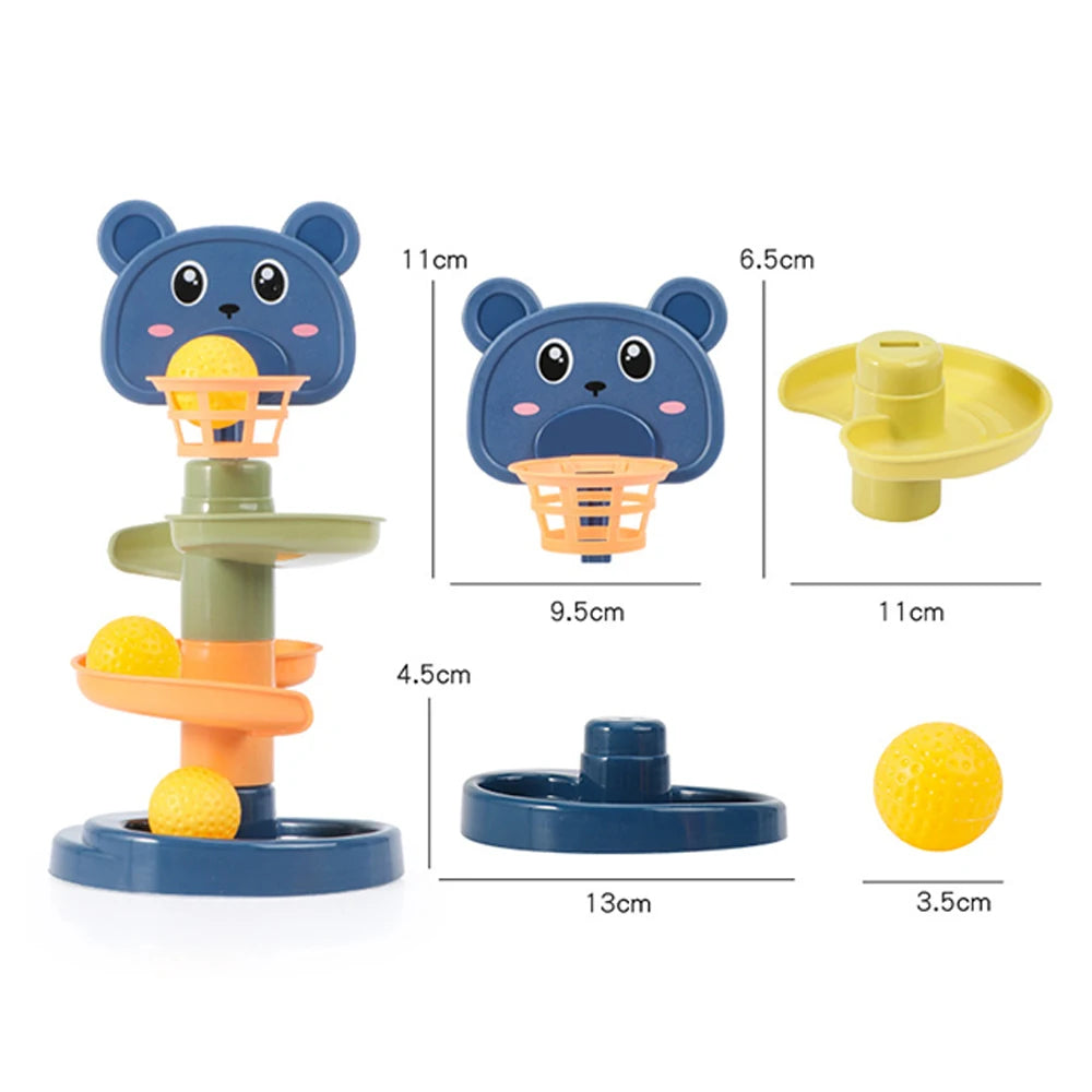 Roll & Stack Tower™ – Leuk Educatief Babyspeelgoed - LittleWonders