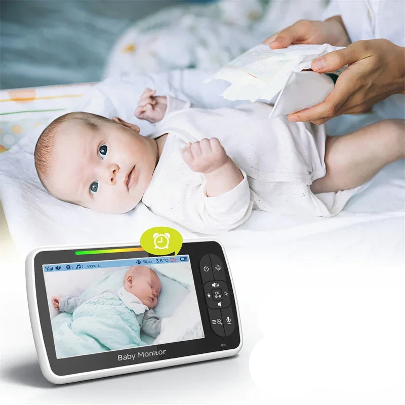 BabyGuard™ 5" babyfoon met Camera - LittleWonders