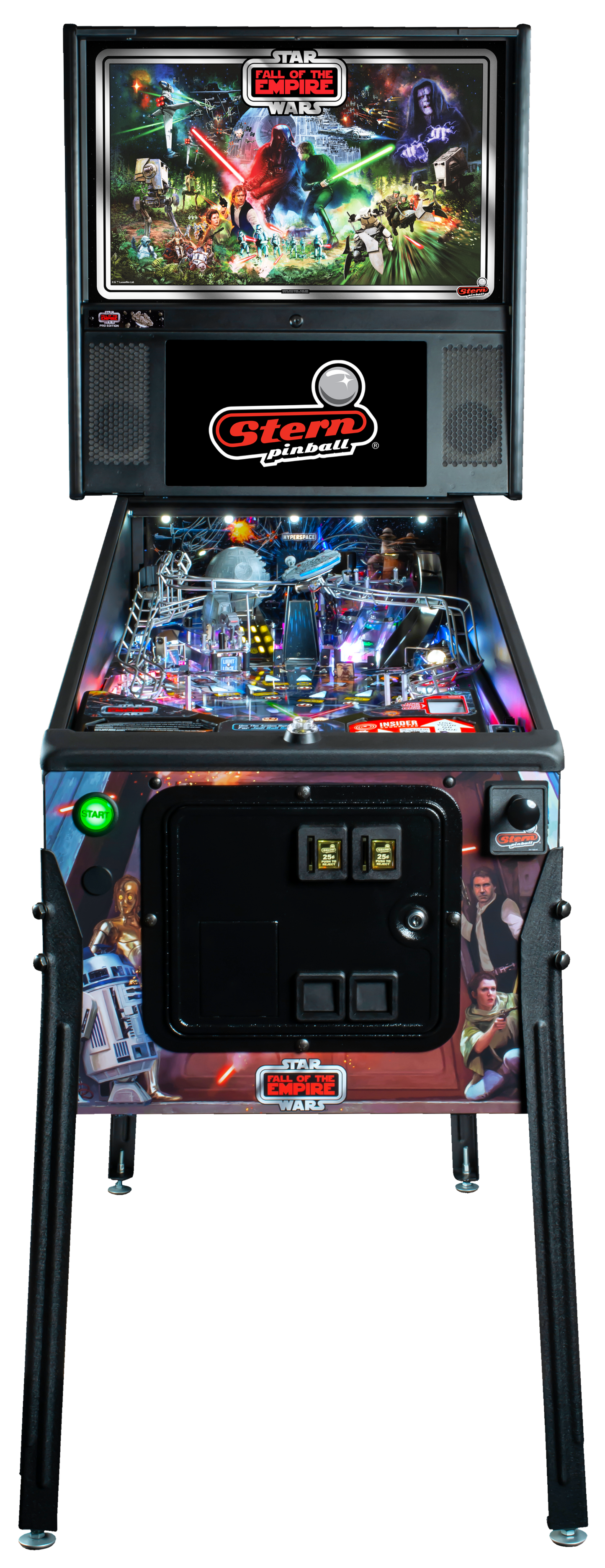 Star Wars Fall of the Empire Pro Pinball Machine By Stern - LittleWonders