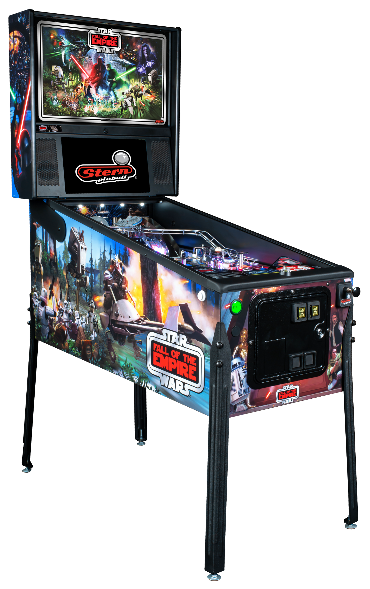 Star Wars Fall of the Empire Pro Pinball Machine By Stern - LittleWonders