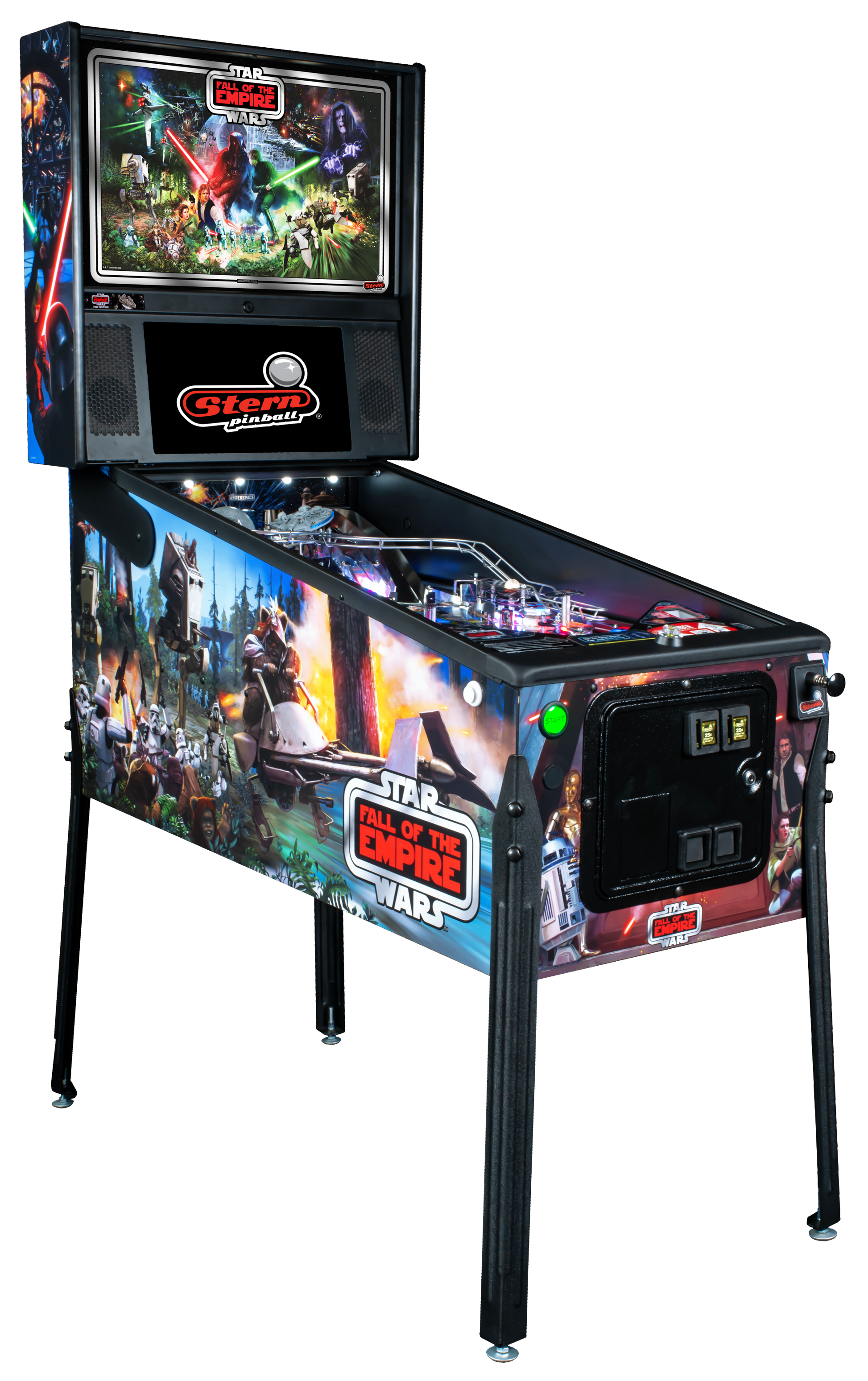 Star Wars Fall of the Empire Pro Pinball Machine By Stern - LittleWonders