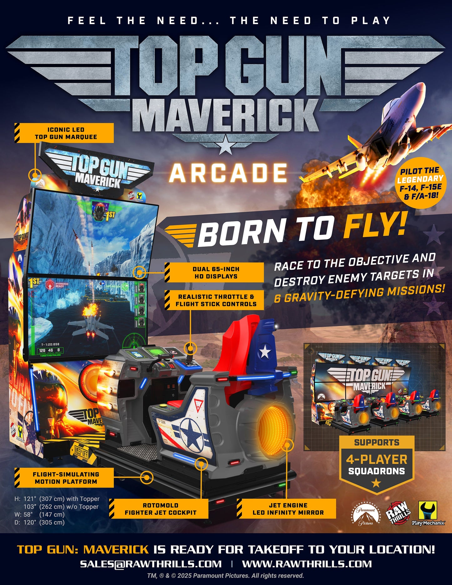 TOP GUN Maverick Arcade Game - LittleWonders