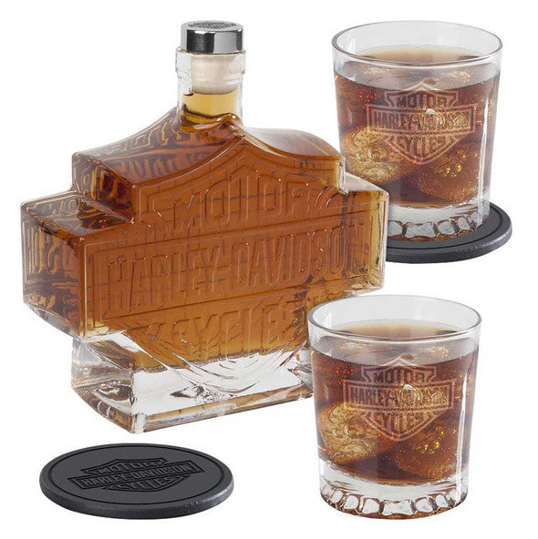 Harley-Davidson Bar & Shield Decanter Set - LittleWonders