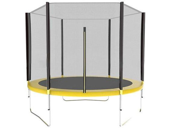 Indoor And Outdoor Trampoline With Protective Net, Safety Pad, and Protection Guard - HomeFitPlay