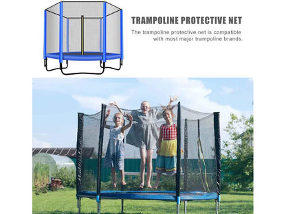 Trampoline with Enclosure, Pull T-Hook, Include All Accessories