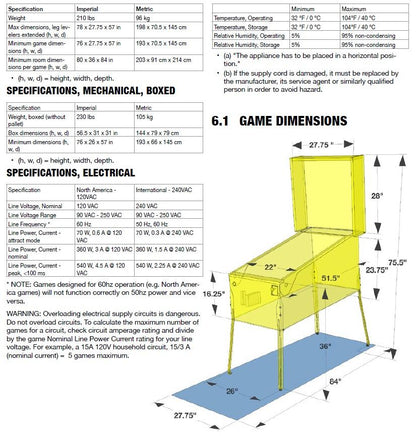 RUSH Pinball Pro Edition By Stern Pinball - LittleWonders