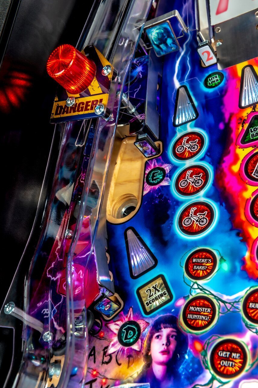 Stranger Things Pinball Machine Premium By Stern Pinball - LittleWonders