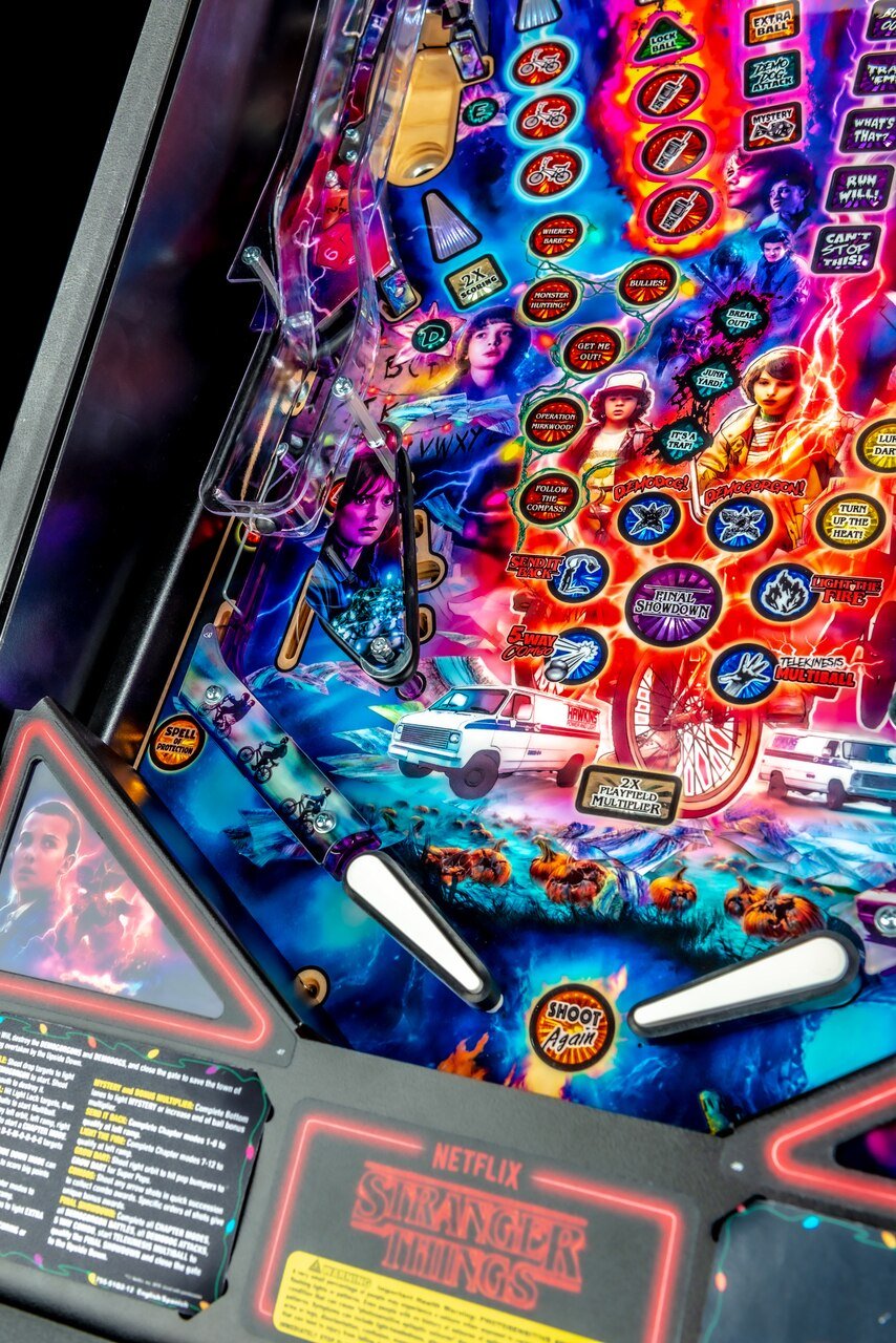 Stranger Things Pinball Machine Premium By Stern Pinball - LittleWonders